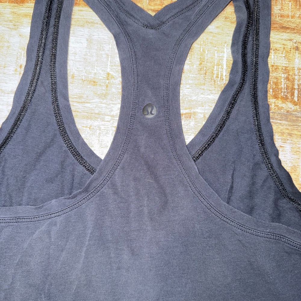 Lululemon Gray Racerback Tank Top